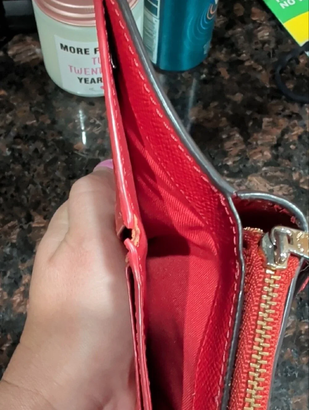 Coach compact trifold